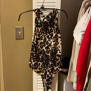 Cheetah Print Body Suit